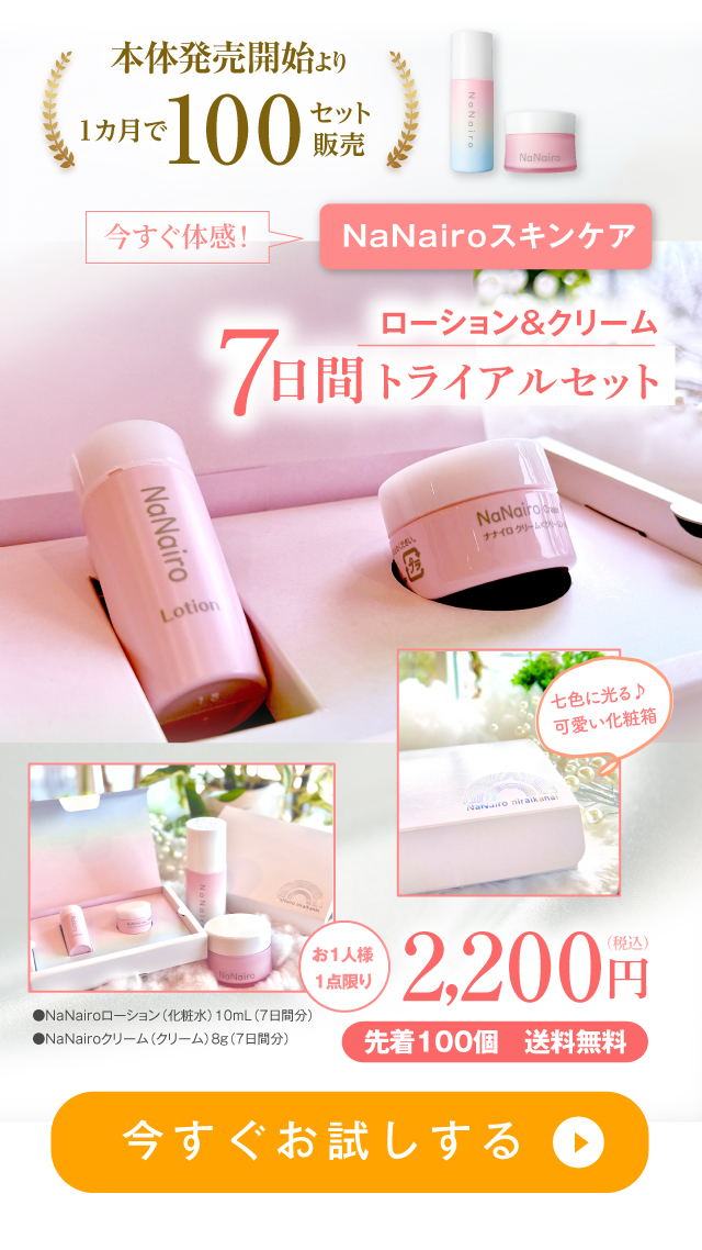 NaNairoスキンケアローション＆クリーム
