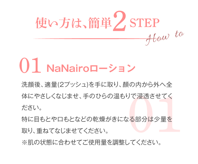 NaNairoスキンケアローション＆クリーム